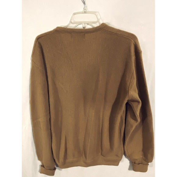 Vintage 80s Lacoste Izod V Neck Sweater Mens L Alligator Logo USA Made - ILGWU - Picture 12 of 12